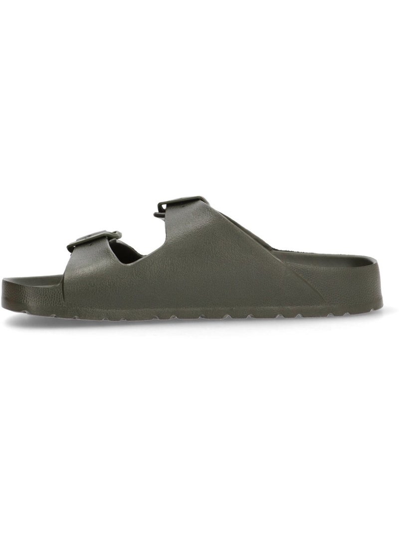 Tongs homme Kaki - Kiabi
