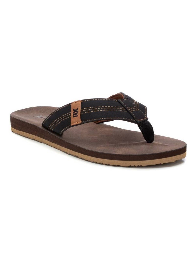 Tongs homme Marron - Kiabi