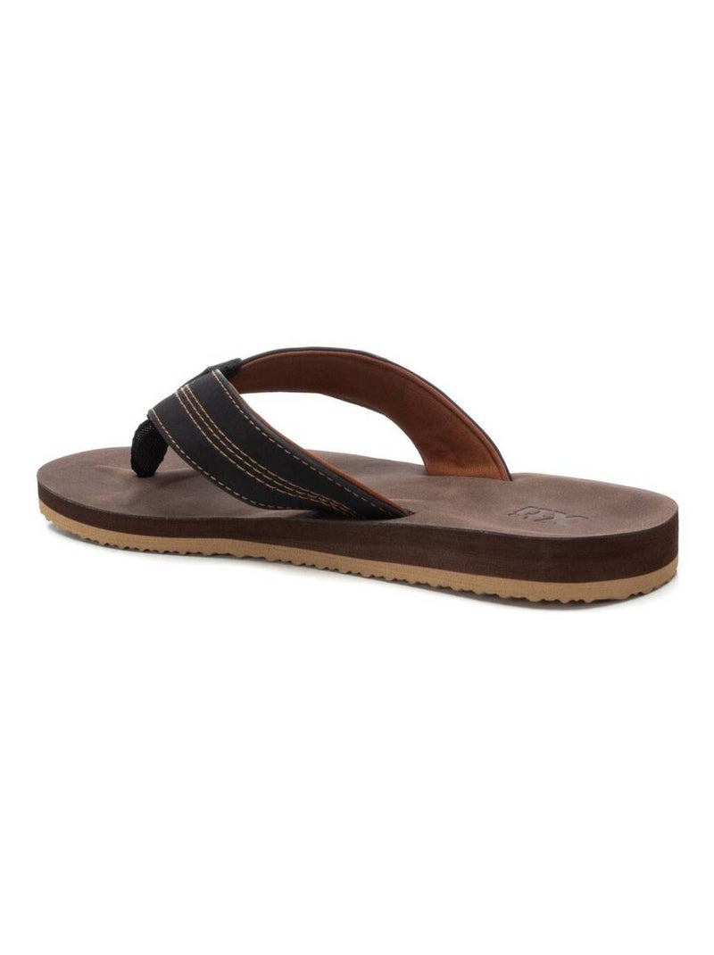 Tongs homme Marron - Kiabi