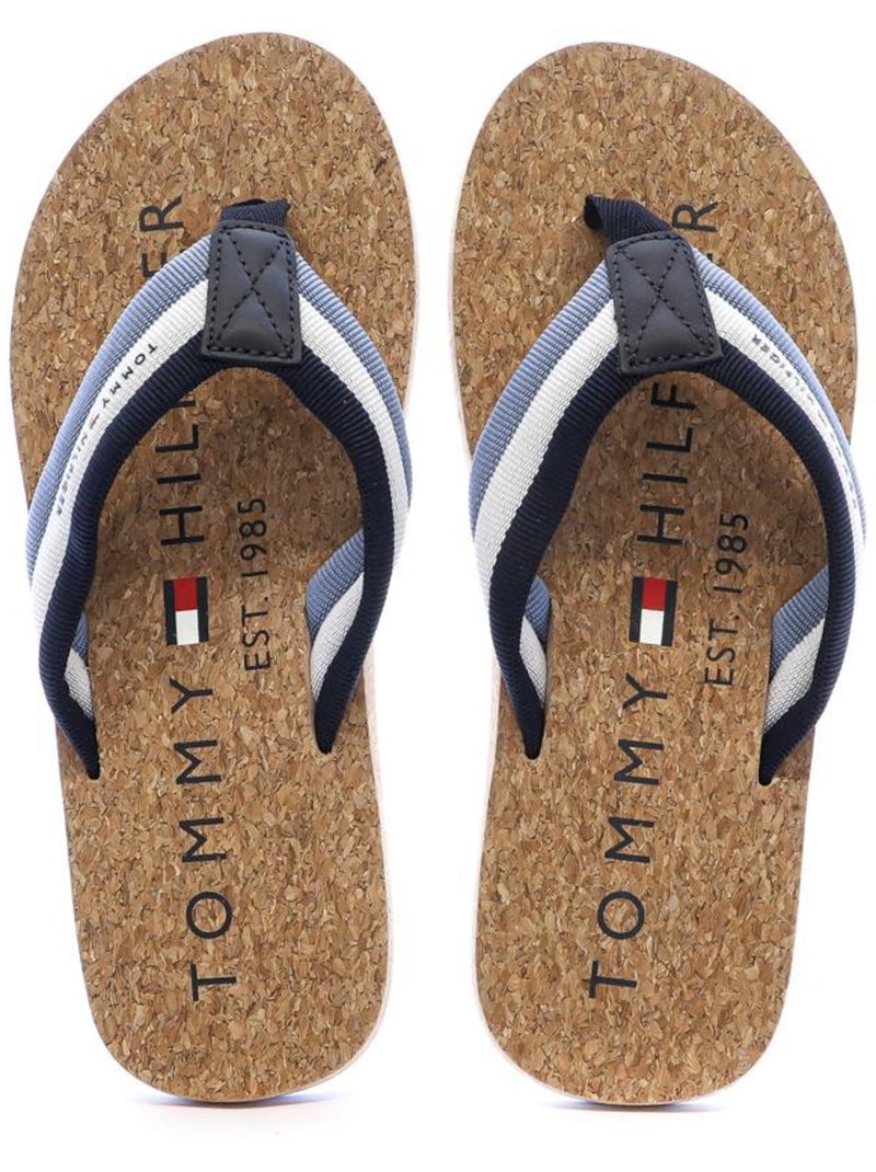 Tongs Homme Tommy Hilfiger Bleu - Kiabi
