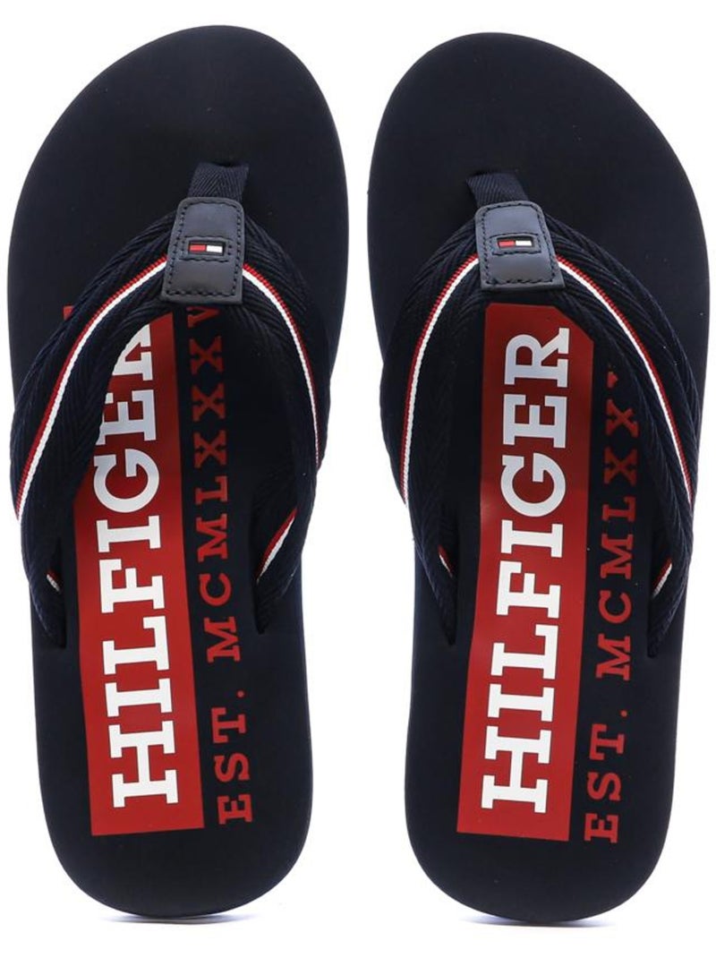 Tongs Homme Tommy Hilfiger Noir - Kiabi