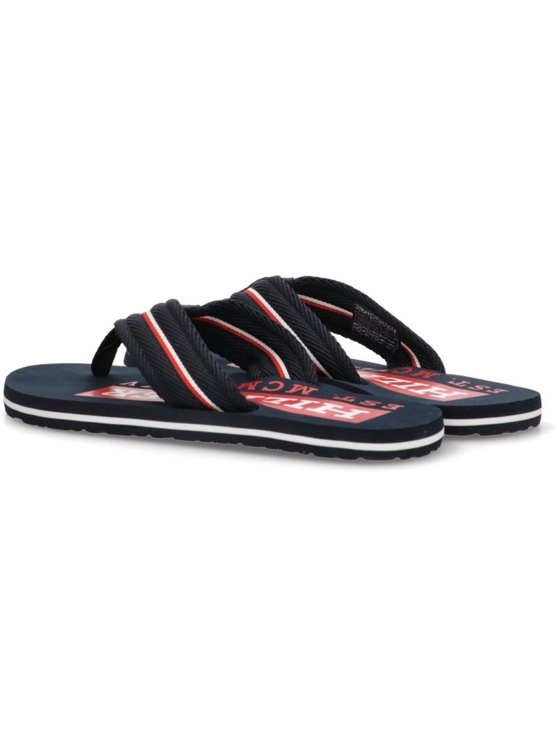 Tongs Homme Tommy Hilfiger Noir - Kiabi