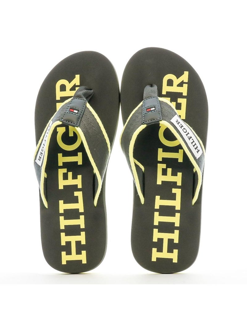 Tongs Homme Tommy Hilfiger Noir - Kiabi