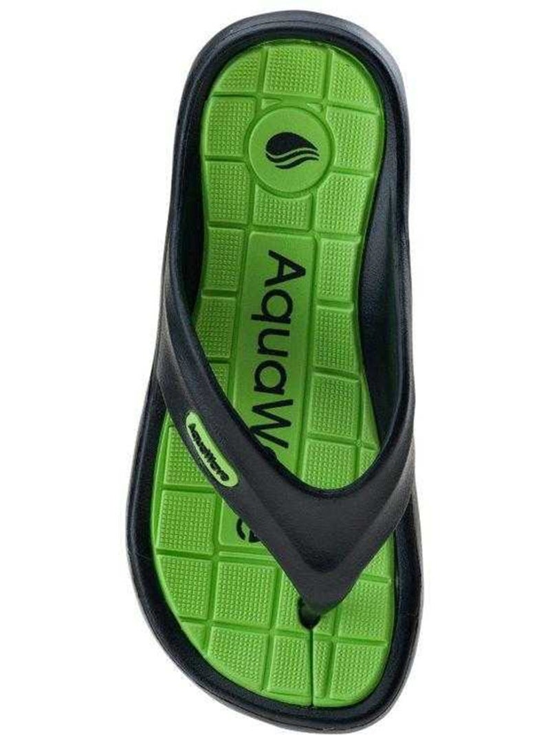 Tongs ilamos - aquawave Noir Vert - Kiabi