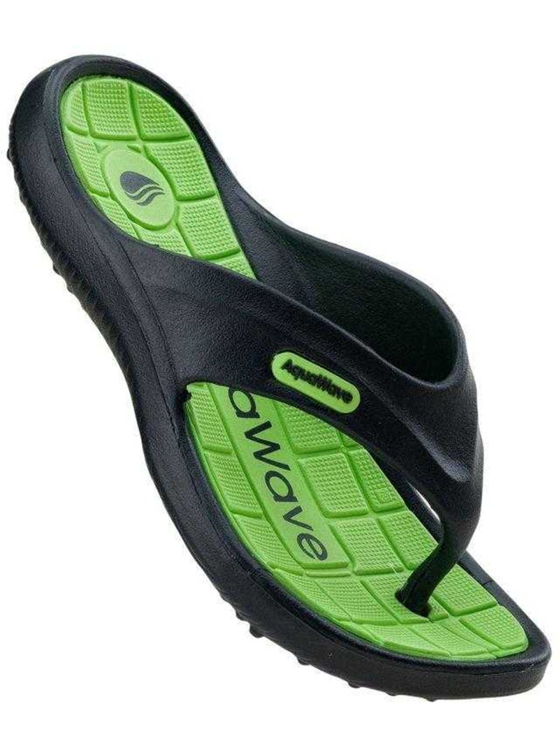 Tongs ilamos - aquawave Noir Vert - Kiabi