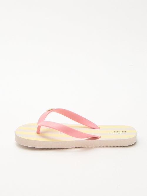 Tongs imprimés - Kiabi