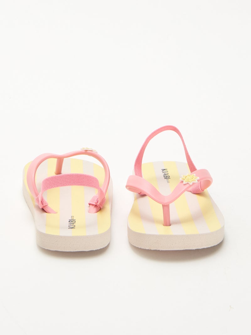 Tongs maternelle Jaune - Kiabi