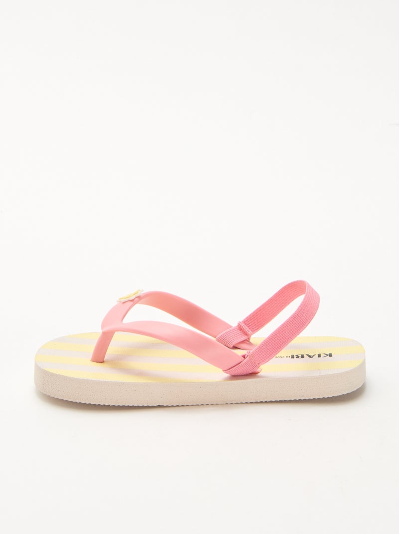 Tongs maternelle Jaune - Kiabi