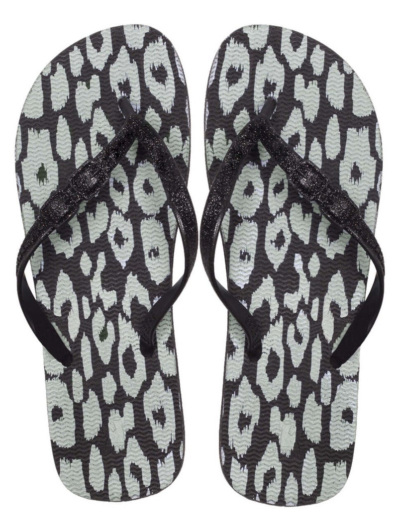 Tongs Morango Leopardo Cacatoès Noir - Kiabi