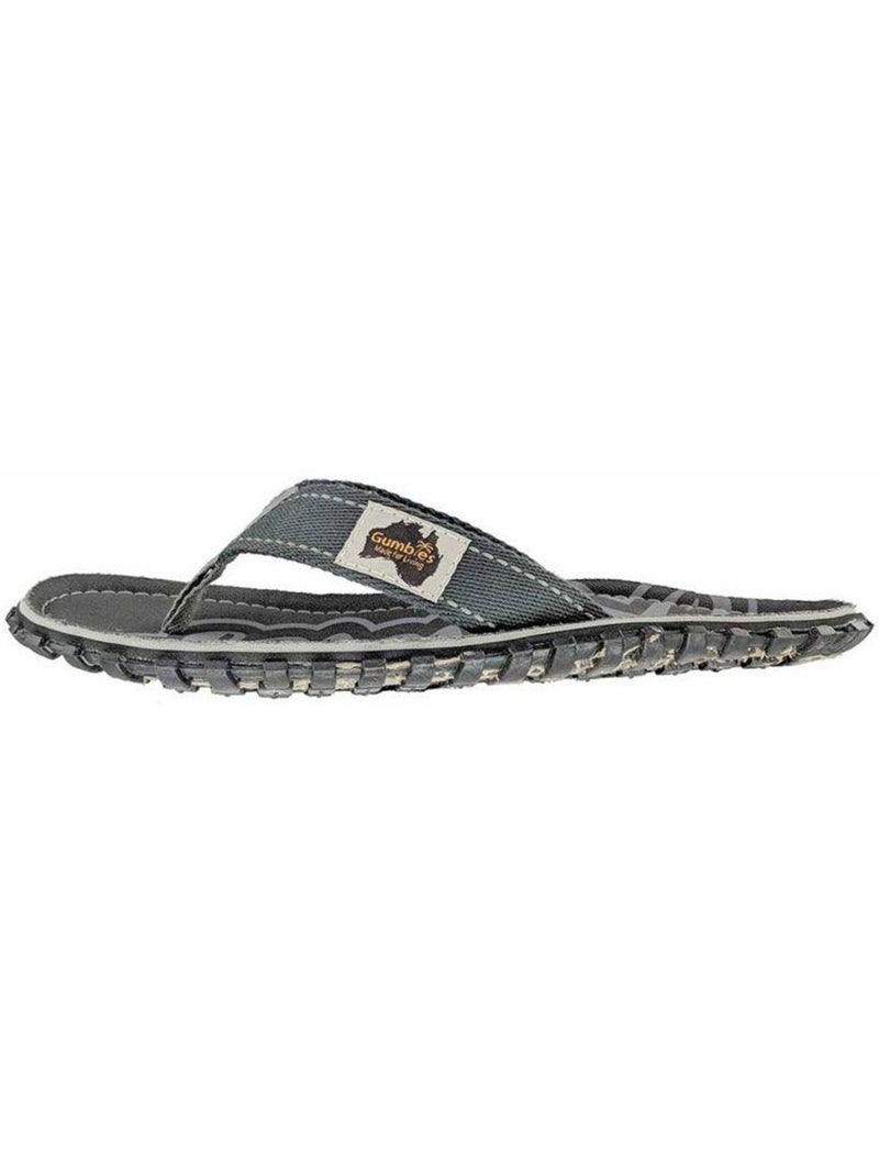 Tongs motif/style imprimé île - gumbies Gris clair - Kiabi