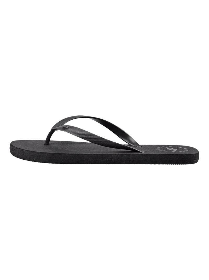 Tongs motif/style logo - 4f Noir - Kiabi