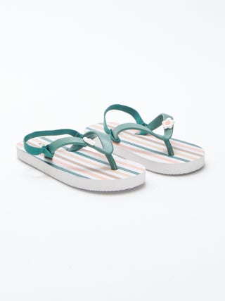 Tongs multicolores