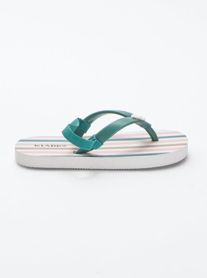 Tongs multicolores Rose - Kiabi