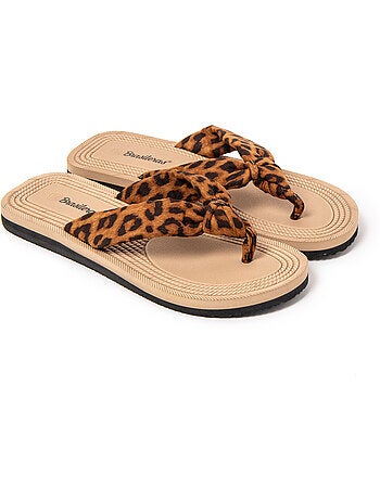 Tongs pour femme Brasileras avec semelle gomme