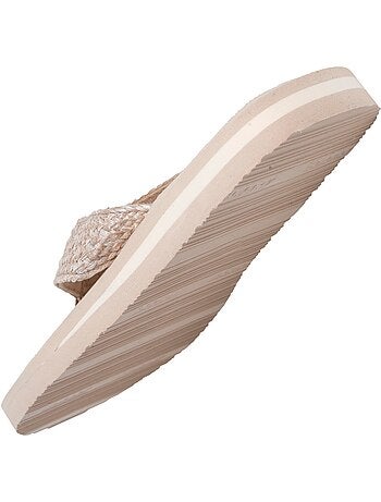 Tongs Sandales Plage d'été, Semelles Eva légères et confortable Isotoner