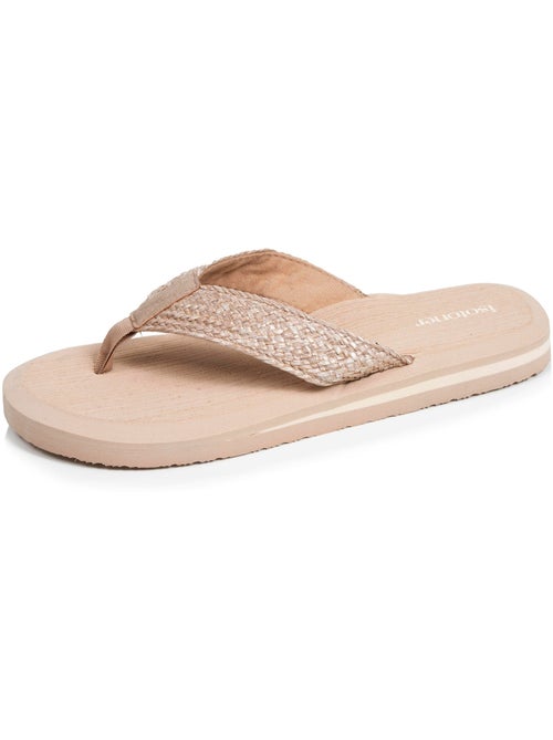 Tongs Sandales Plage d'été, Semelles Eva légères et confortable  Isotoner - Kiabi