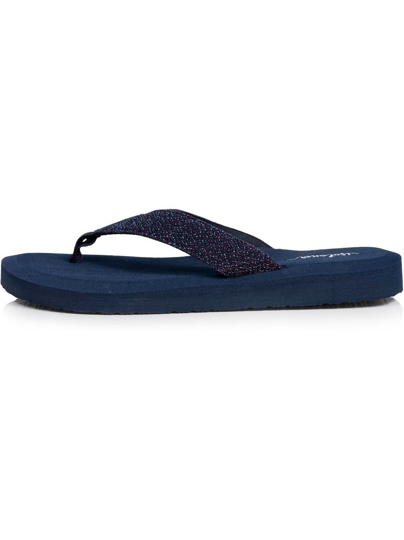 Tongs Sandales Plage d'été, Semelles Eva légères et confortable  Isotoner Bleu marine - Kiabi
