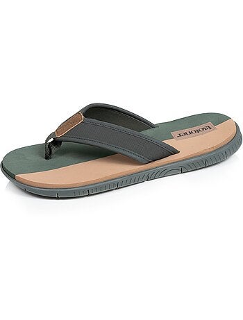 Tongs Sandales Plage d'été, Semelles Eva légères et confortable Isotoner