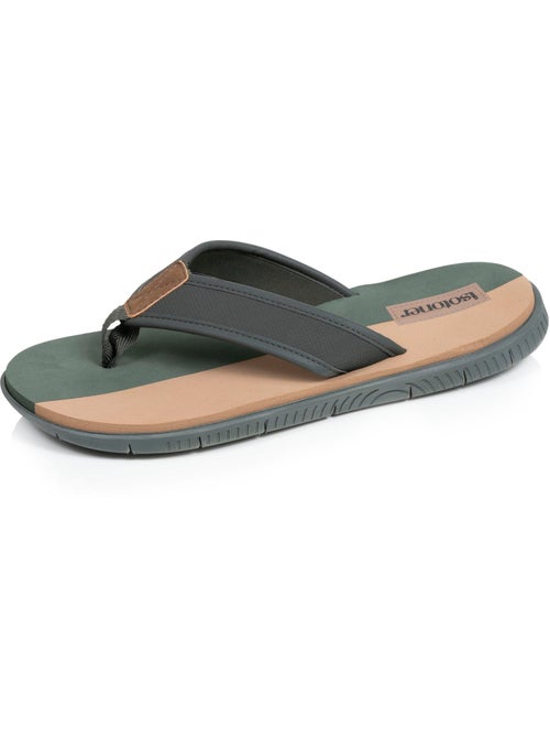 Tongs Sandales Plage d'été, Semelles Eva légères et confortable  Isotoner - Kiabi