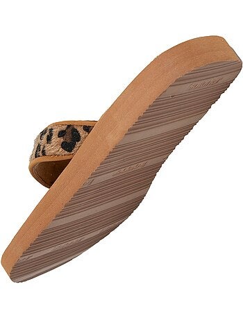 Tongs Sandales Plage d'été, Semelles Eva légères et confortable Isotoner