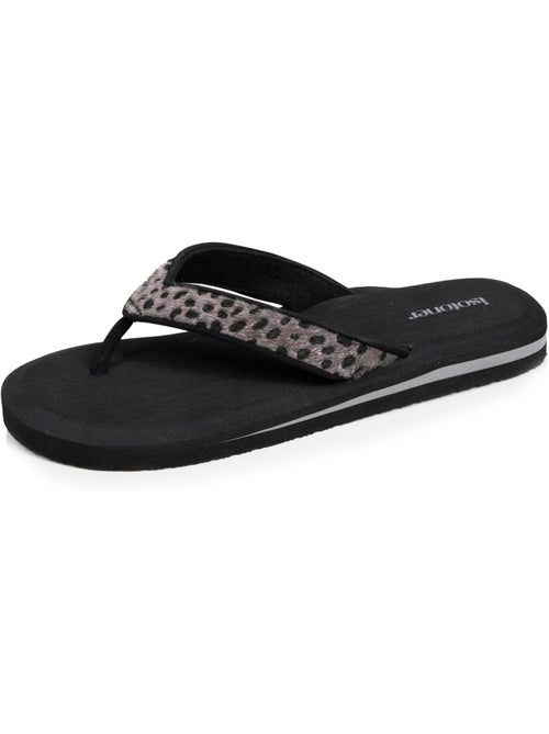 Tongs Sandales Plage d'été, Semelles Eva légères et confortable  Isotoner - Kiabi