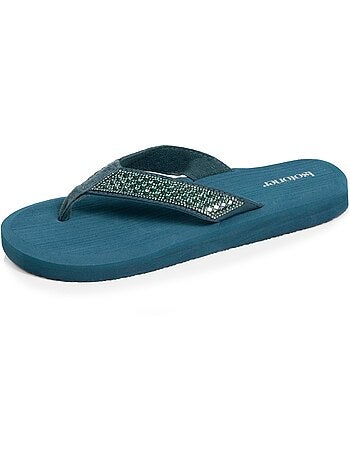 Tongs Sandales Plage d'été, Semelles Eva légères et confortable Isotoner