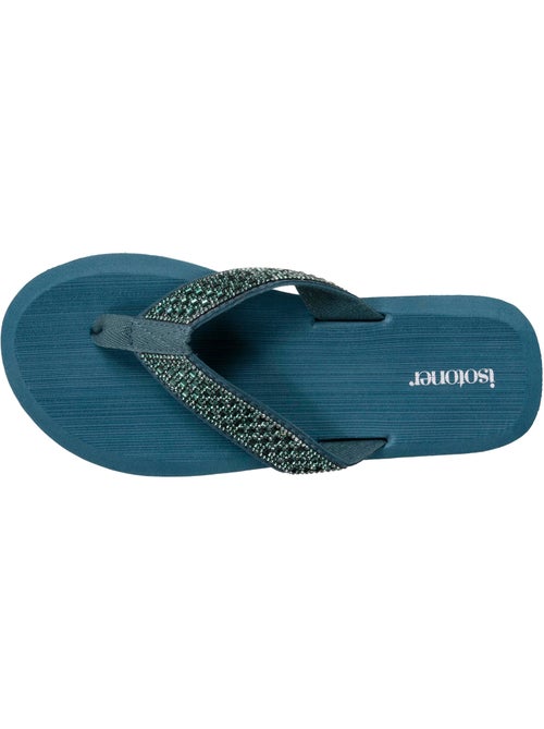 Tongs Sandales Plage d'été, Semelles Eva légères et confortable  Isotoner - Kiabi