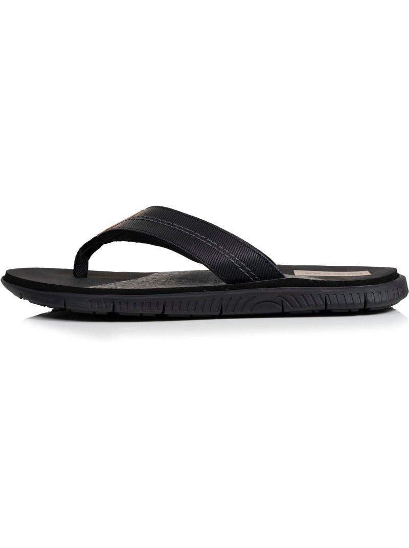 Tongs sandales plage d'été, semelles eva légères et confortable Noir Gris - Kiabi