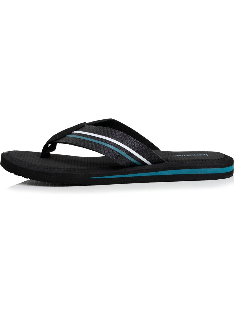 Tongs Sandales Plage d'été, Semelles légères et confortable  Isotoner Noir Bleu - Kiabi