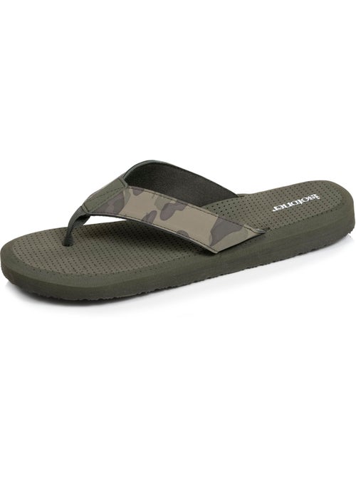 Tongs Sandales Plage d'été, Semelles légères et confortable  Isotoner - Kiabi