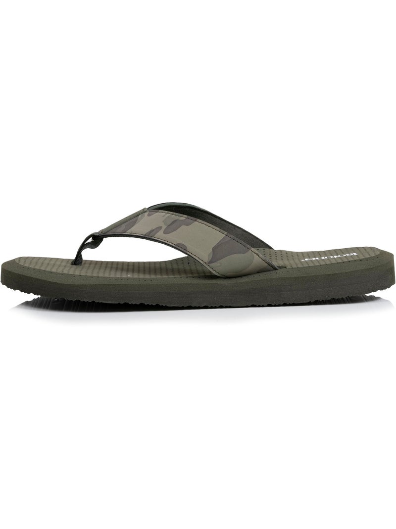 Tongs Sandales Plage d'été, Semelles légères et confortable  Isotoner Vert kaki - Kiabi