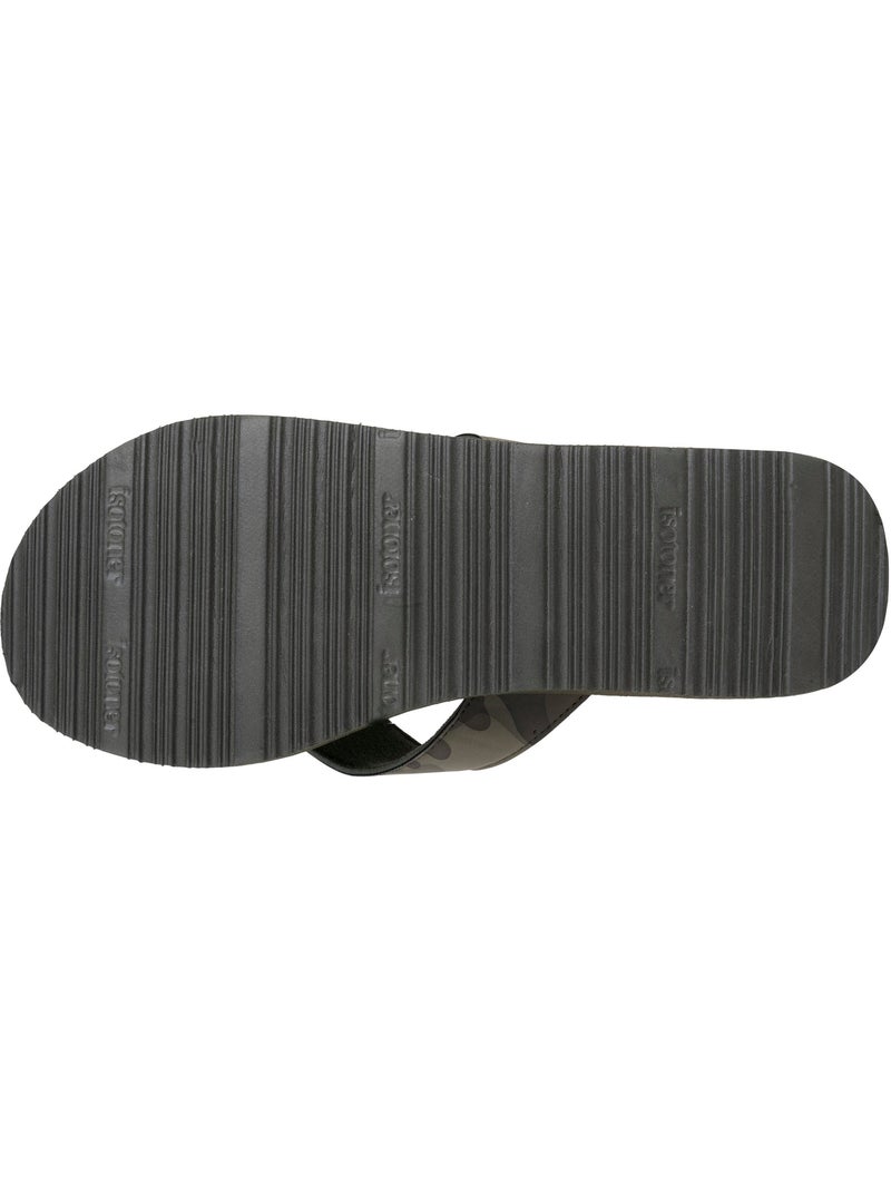 Tongs Sandales Plage d'été, Semelles légères et confortable  Isotoner Vert kaki - Kiabi