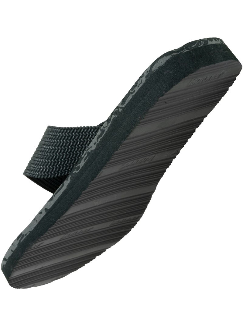 Tongs Sandales Plage d'été, Semelles légères et confortable  Isotoner Vert kaki - Kiabi