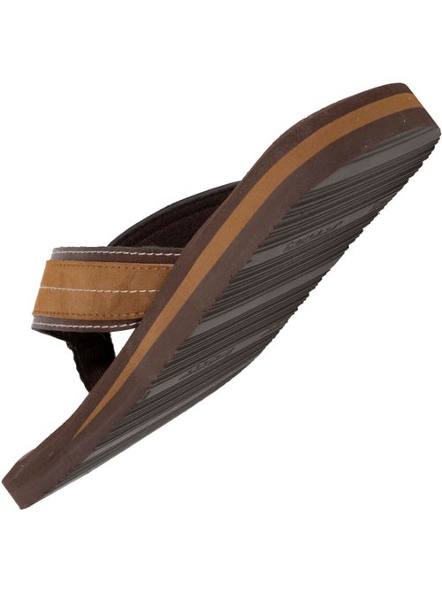 Tongs semelle synthétique, entre doigt confortable, légère pour un confort de  Isotoner - Kiabi