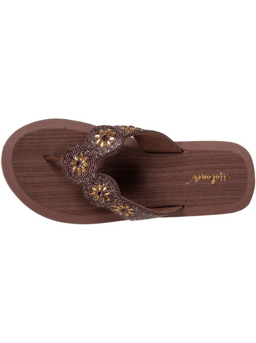 Tongs semelle synthétique, entre doigt confortable, légère pour un confort de  Isotoner - Kiabi