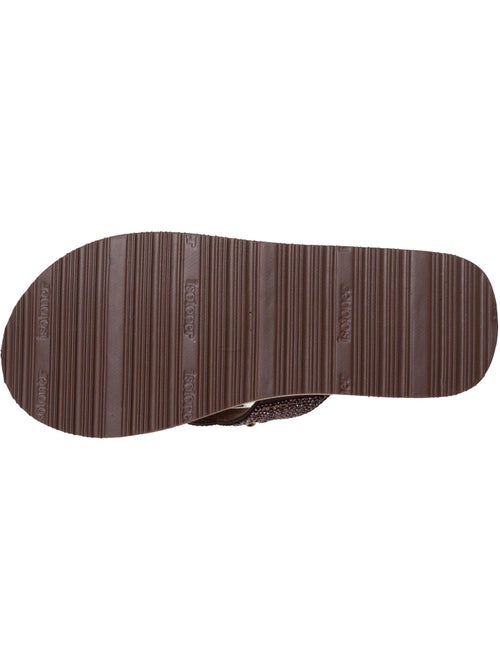 Tongs semelle synthétique, entre doigt confortable, légère pour un confort de  Isotoner - Kiabi