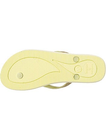 Tongs semelle technologie everywear, Tige pailletée, Confort optimal, matière Isotoner