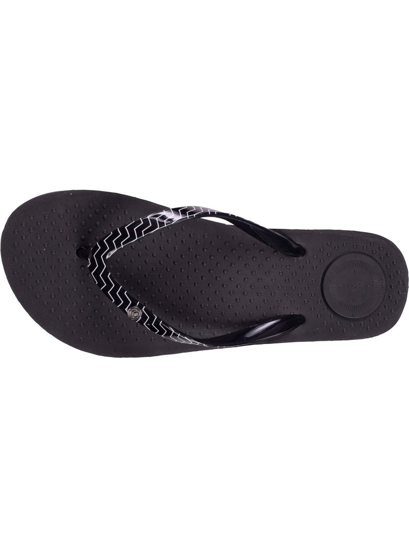 Tongs souples, légères, résistantes à l'affaissement et durable.  isotoner Noir - Kiabi