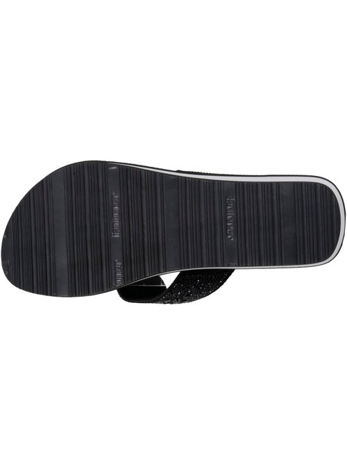 Tongs talon 4 cm, semelle confortable et légère, sandale de plage, piscine  Isotoner - Kiabi