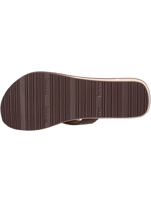 Tongs talon 4 cm, semelle confortable et légère, sandale de plage, piscine  Isotoner - Kiabi