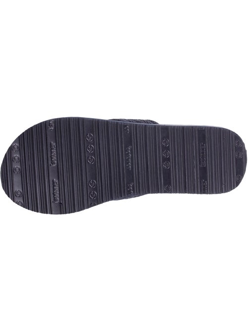 Tongs tige corde large et semelle bicolore  isotoner - Kiabi