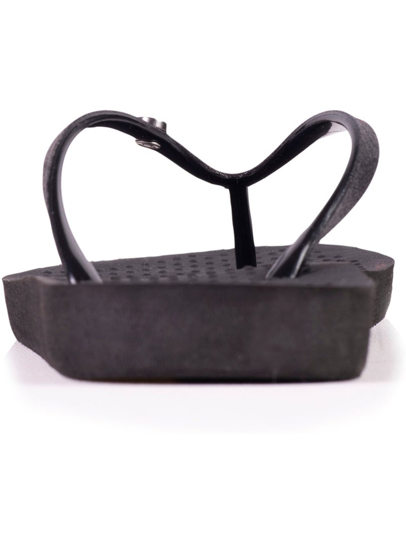 Tongs tige paillettes  isotoner Noir - Kiabi