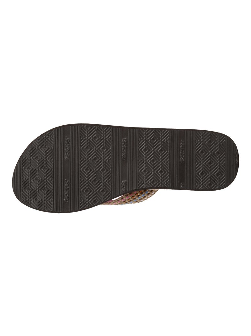 Tongs très confortables, tiges larges  Isotoner Beige - Kiabi