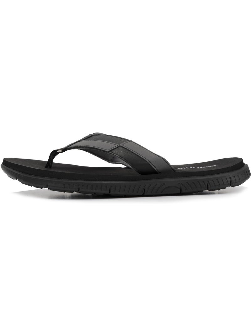 Tongs très confortables, tiges larges  Isotoner Noir Gris clair - Kiabi