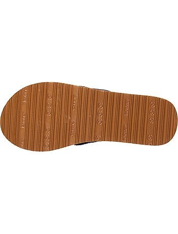 Tongs ultra confortables et chic, semelle ultra moelleuse isotoner