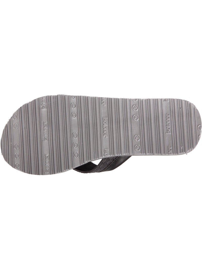 Tongs ultra confortables et chic, semelle ultra moelleuse  isotoner Gris - Kiabi