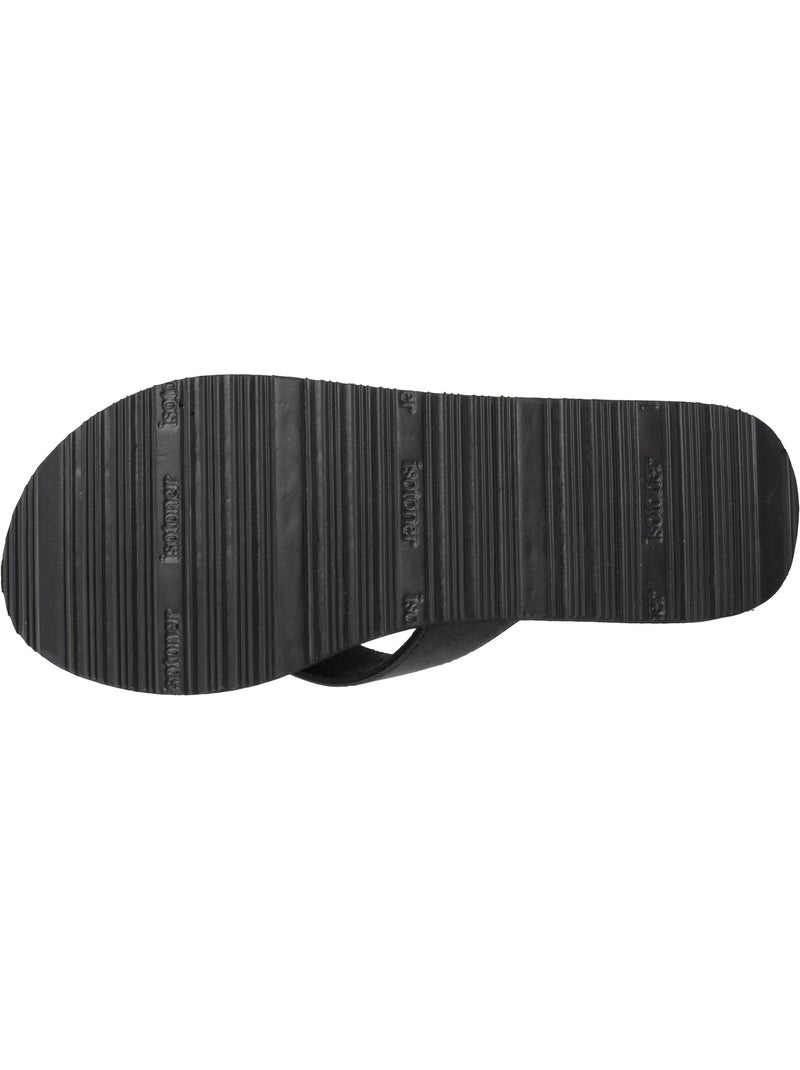 Tongs ultra confortables, tiges larges  isotoner Noir - Kiabi