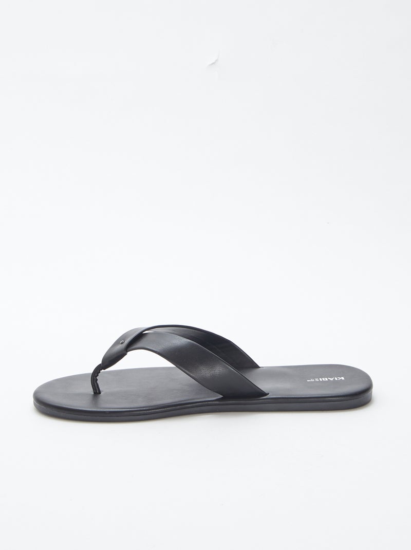 Tongs unies NOIR - Kiabi