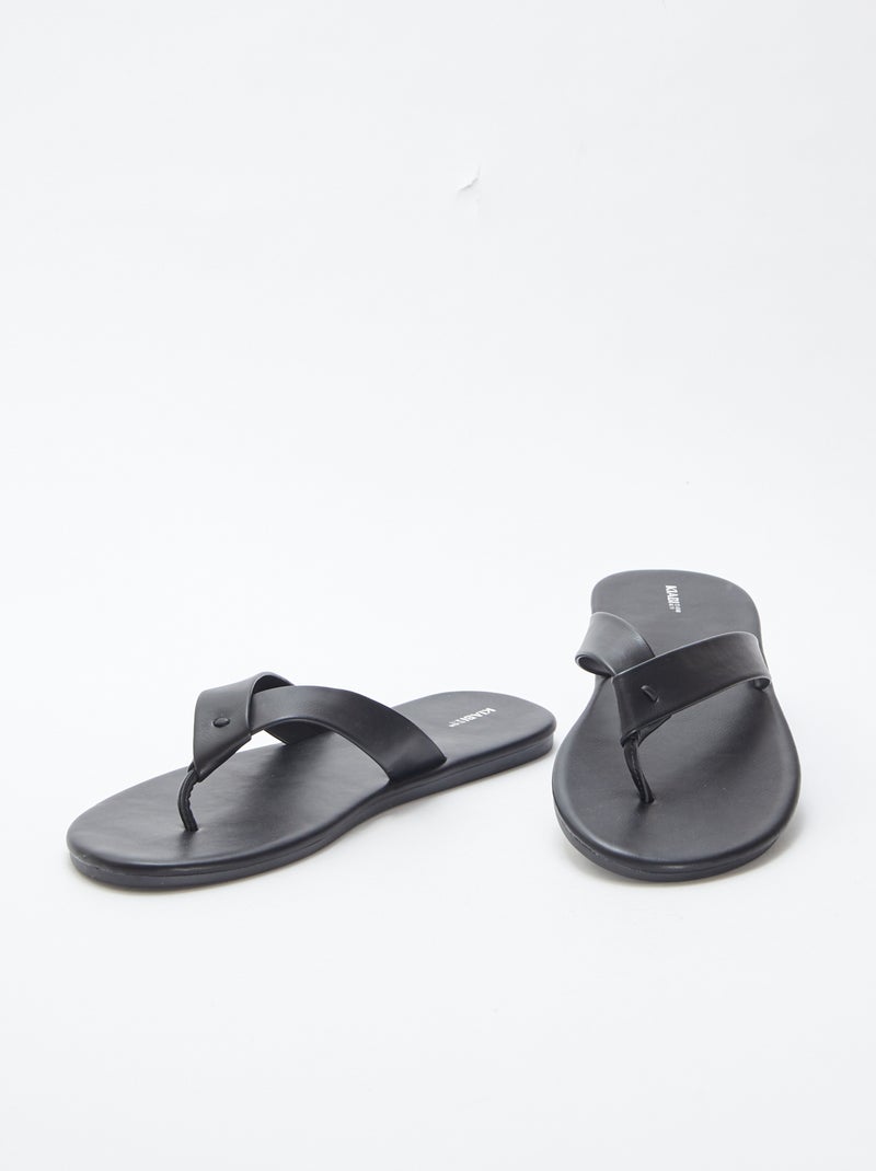 Tongs unies NOIR - Kiabi