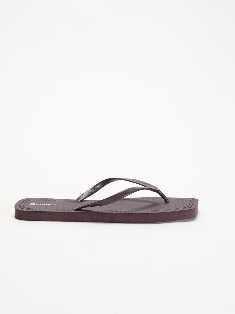 Tongs unies Violet - Kiabi